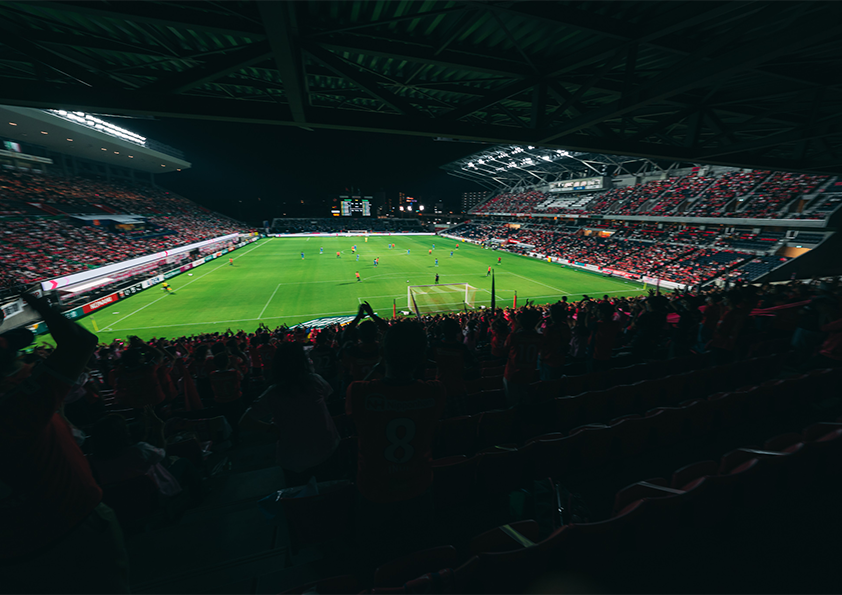 ホームサポーター席